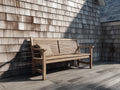 Gartenbank Holz 180×65×85 cm - Natur - klassische Sitzbank für Außenbereiche